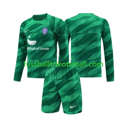 Fußballtrikots Atlético Madrid Torwart Kinder 2023-2024 Langarm Auswärts-trikot kaufen